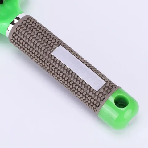 Professional ABS Boar Bristle Nylon Hair Comb Curved Hollow Detangling Massage Hairbrush For Salon Everyday Home Style Smooth Waves