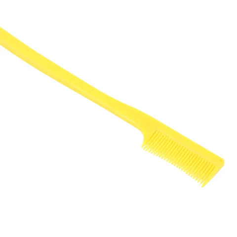 Professional 4 Pieces Hair Comb Set Yellow Detangling Vent Brush Rat Tail Comb Wide Tooth Comb For Women Styling Tools