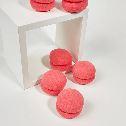 Bigodini per Capelli in Morbida Spugna senza Calore Notturni a Forma di Fragola Palline Arricciacapelli in Schiuma Simpatici Strumenti per lo Styling dei Capelli da Viaggio da Donna