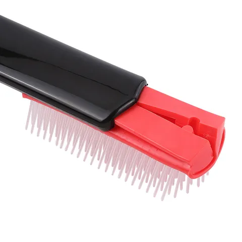 Spazzola Per Capelli a 9 File Staccabile Per Uomo Pettine Professionale Per Lo Styling Della Testa a Olio Massaggio Del Cuoio Capelluto Per Capelli Lisci e Ricci