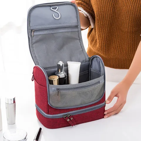 Wasserdichter Kationischer Hängender Kulturbeutel Reise Kosmetik Organizer Tragbare Aufbewahrungstasche Für Männer Frauen