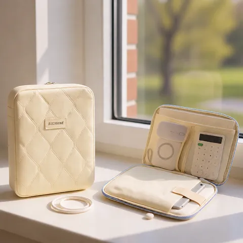 Wasserdichte Gesteppte Tablet-Hülle 11 Zoll Laptop Innentasche Mehrfächer Tragbare Digitale Aufbewahrungstasche Für Damen Herren