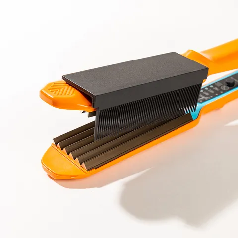 Peigne Lisseur en Nylon Fibre de Carbone Accessoire pour Fer à Lisser Peigne de Coiffage Résistant à la Chaleur pour Salon Maison