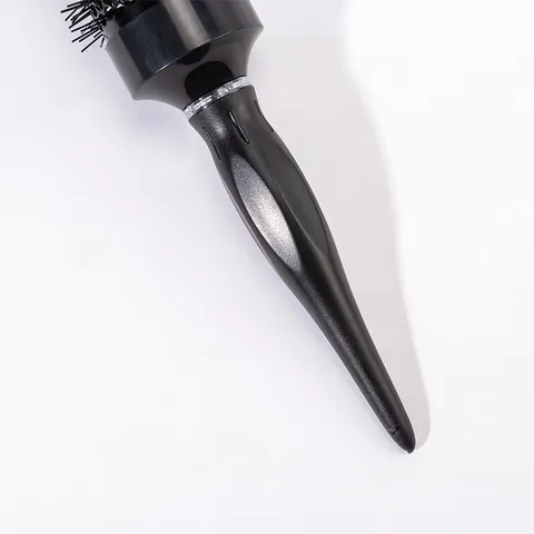 Spazzola Rotonda Professionale Per Styling E Arricciatura Pettine Cilindrico Cavo Resistente Al Calore Con Impugnatura A Coda Appuntita Per Uomo Donna