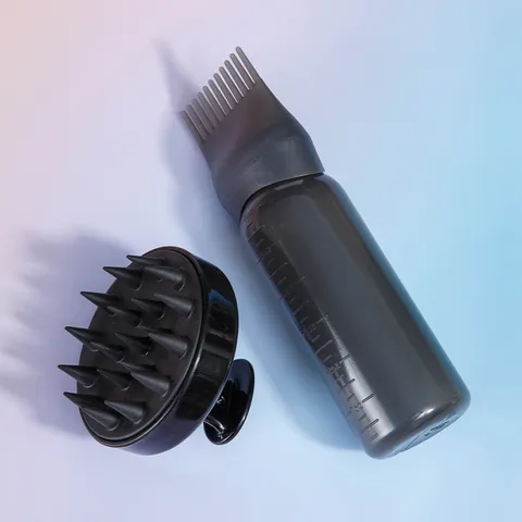 Professionelles Haarkamm-Set Für Herren Oil Head Styling Schwarzer Kunststoff Breitgezahnte Kämme Salon Friseurbedarf Kollektion