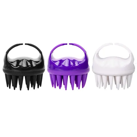 Spazzola Massaggiante per Cuoio Capelluto a Denti Lunghi Portatile Pettine per Lavaggio Capelli Massaggiatore per Pulizia