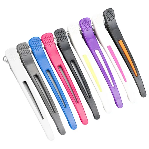 Aluminium Legering Haarspangen Sectie Eendebek Haarnuursels Antislip Haar Styling Clips Voor Salon En Dagelijks Gebruik