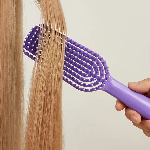 Vent Hair Brush Air Cushion Scalp Massage Comb Hollow Detangling Hairbrush For Women Daily Home Hair Styling Tool