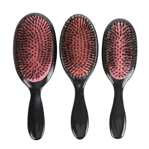 Professional Boar Bristle Air Cushion Hair Brush Scalp Massage Comb For Women
