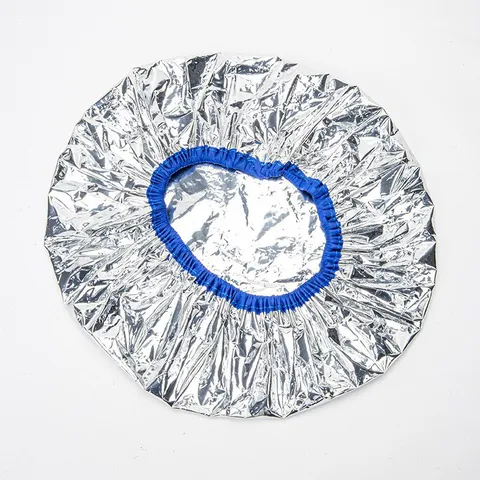 Aluminum Foil Hair Care Cap Self Heating Thermal Hair Treatment Cap Silver Gold Salon Hair Styling For Women