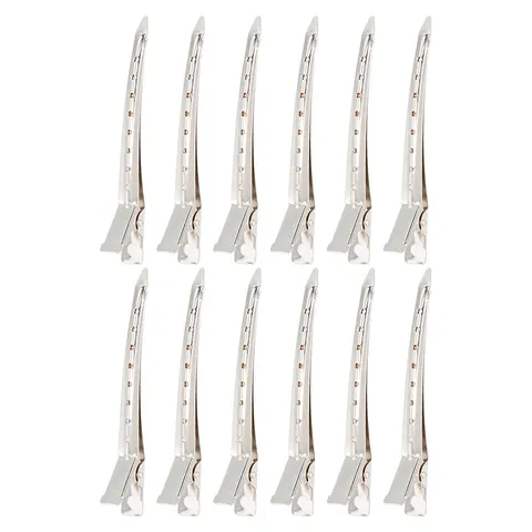 Roestvrij Stalen Haarspelden Professionele Salon Eendenbek Sectie Pins Haarstyling Gereedschap