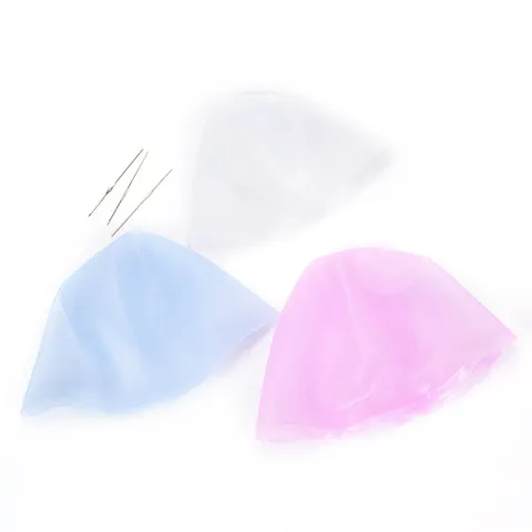 Kit Profesional de Gorro de Mechas de Silicona con Gancho Metálico Herramienta de Coloración de Cabello de Salón Reversible para Adultos