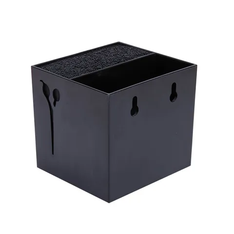 Multifunctional Hairdressing Tool Storage Box Plastic Desktop Makeup Brush Scissor Organizer Salon Hair Styling Tool Holder