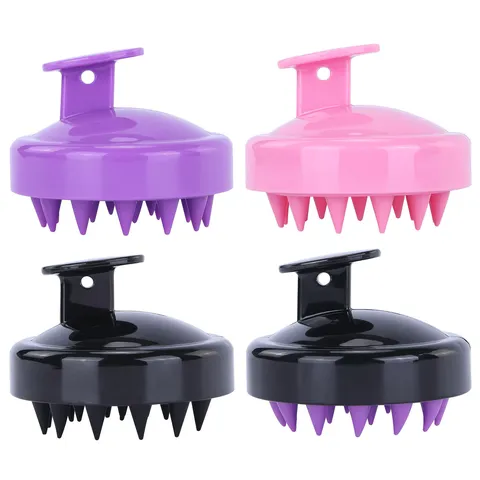 Massager Τριχωτού Κεφαλής Σιλικόνης Βούρτσα Σαμπουάν Χτένα Πλυσίματος Μαλλιών