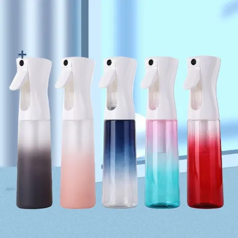Flacone Spray Continuo a Nebbia Sottile Contenitore Ricaricabile in Plastica Per Acconciature Giardinaggio Pulizia della Casa Spruzzatore