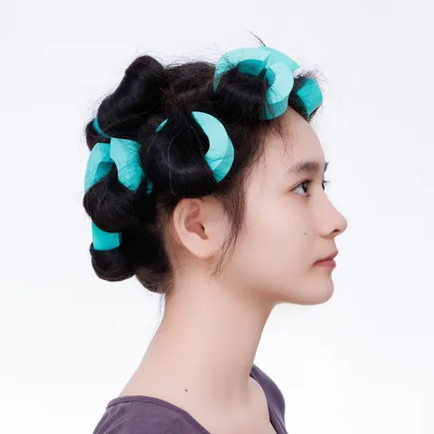 Bigodini senza Calore Rulli per Capelli in Spugna Forma a C Strumenti per lo Styling dei Capelli da Donna Bigodini in Spugna