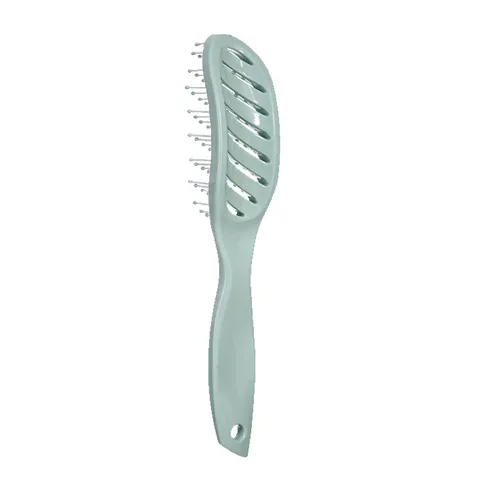 Professional Hollow Out Vent Hair Brush Curved Ergonomic Scalp Massage Rib Comb Detangling Styling Comb For Wet Dry Hair