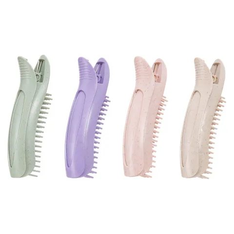 Modern Wheat Straw Volumizing Hair Root Clips Macaron Candy Color Hollow Design Air Bangs Hair Curler Rollers Styling Tools