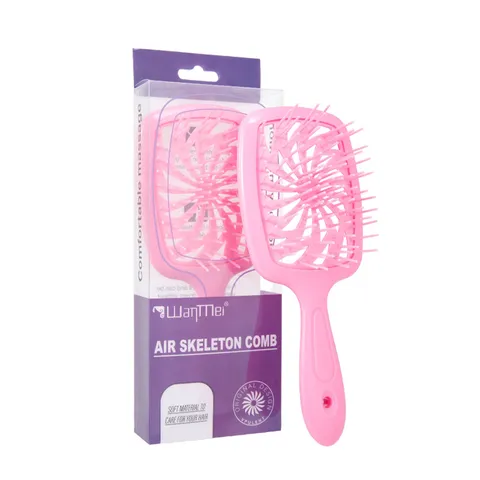 Pettine da Massaggio Professionale a Scheletro Cavo Spazzola per Capelli Bagnati e Asciutti Spazzola Districante Strumento per Massaggio Cuoio Capelluto