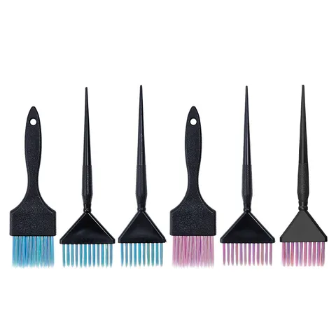 Professionelles Salon Haarfärbepinsel Set Bunte Weiche Borsten PP Griff Haarfärbebehandlung Pinsel Färbewerkzeuge Für Zuhause