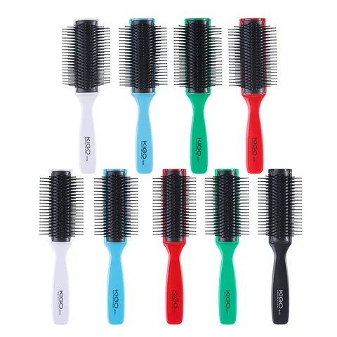 Professional Antistatic Row Comb For Men Pompadour Faux Hawk Hair Styling Vent Brush Volumizing Massage Hairbrush Tool