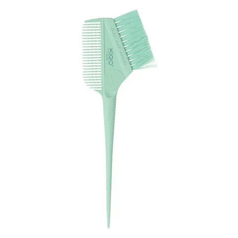 Pinceau de Coloration Professionnel Peigne de Teinture Double Face Avec Poils en Fibre Dents en Vague Queue de Rat Outil de Salon Coiffure