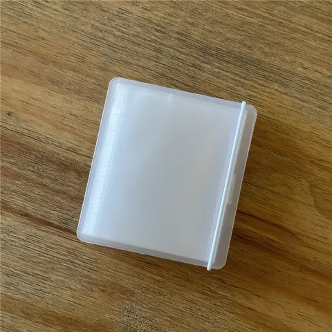 Mini Foldable Photo Album Transparent Frosted Card Holder Accordion Style PP Plastic Portable Storage Book For Pictures
