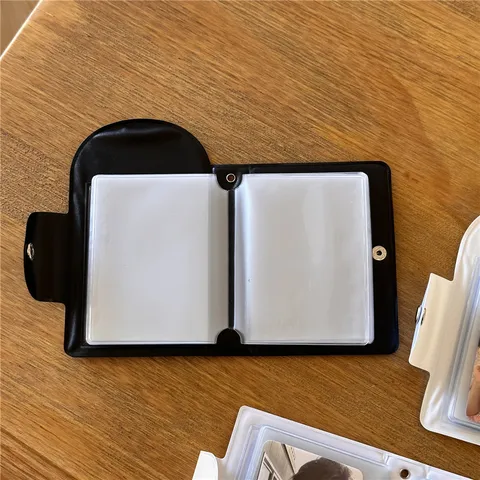 Χριτωμένο Άγγελος Καρδιά PVC Mini Θήκη Φωτογραφιών 3 Ίντσες Άλμπουμ Τσέπης για Κάρτες