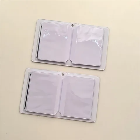 Mini Fotoalbum PVC Süßer Cartoon Bär Hohler Loseblatt Fotokartenhalter Mini Album Für Idol Sammelbuch