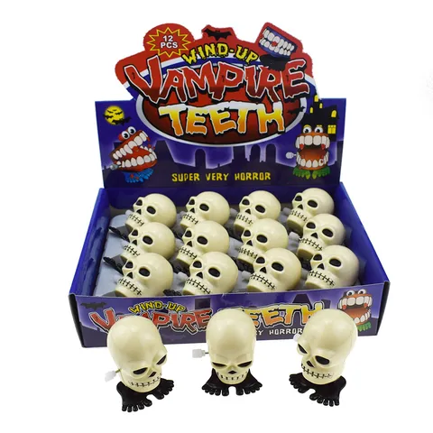 Halloween Aufziehbar Sprühender Totenkopf Spielzeug Lustig Uhrwerk Gehen Skelett Neuheit Streich Spielzeug Party Geschenk