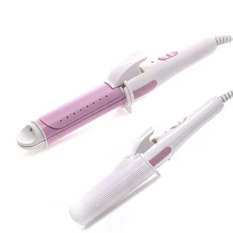 Tourmaline Ceramic Hair Straightener And Curler Professional Dual Purpose Hair Styling Tool Electric Hair Iron