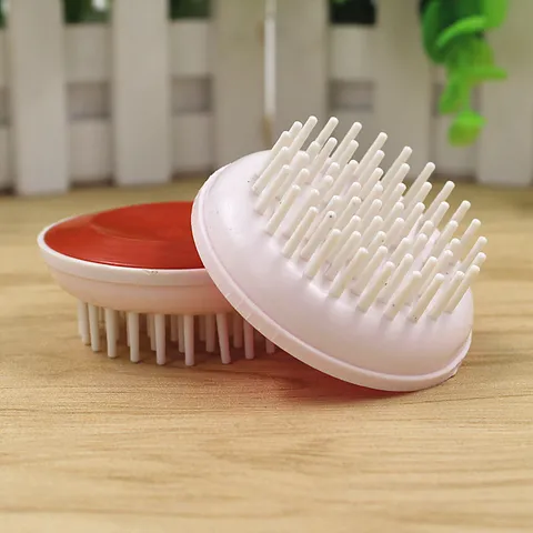 Huishouden Plastic Hoofdhuid Massage Shampoo Borstel Haar Massager Kam Voor Bad