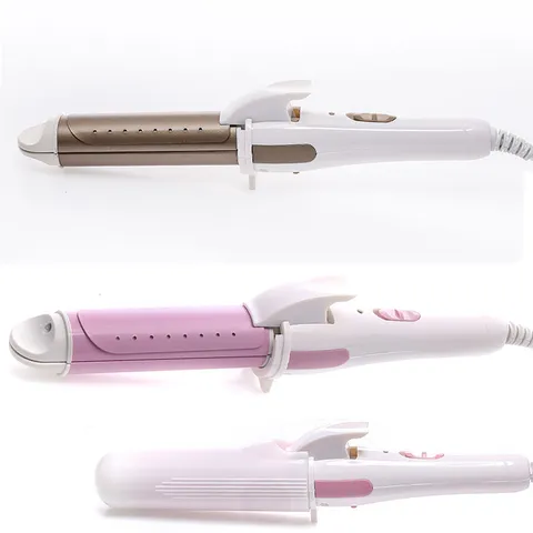 Tourmaline Ceramic Hair Straightener And Curler Professional Dual Purpose Hair Styling Tool Electric Hair Iron