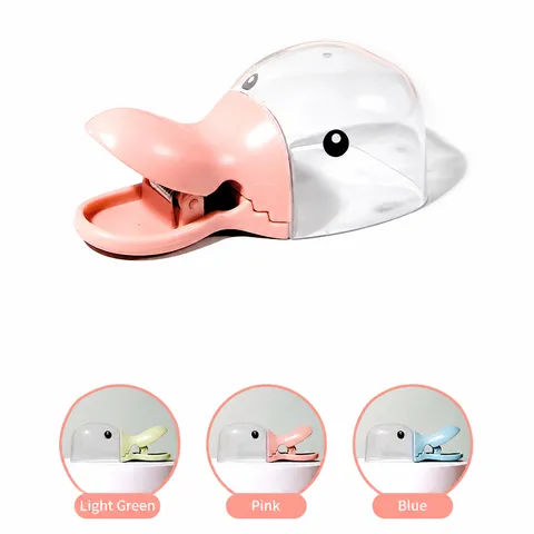 Créatif Tête de Canard Pelle à Riz en Plastique Et Clip de Scellage Mignon Petit Bec de Canard Cuillère Outil de Cuisine