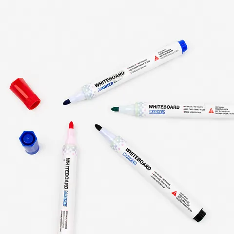 Grote Capaciteit Navulbare Whiteboard Marker Uitwisbare Droog Uitwisbare Gekleurde Marker Pen Voor Kantoor School Schrijven