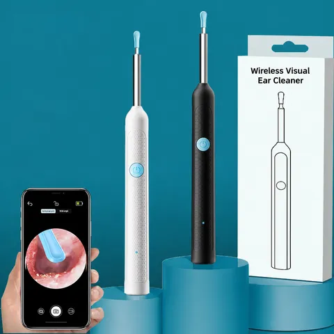 Wireless Visual Ear Spoon HD Endoscope Smart Ear Wax Removal Tool LED Light Ear Cleaner Kit For Home