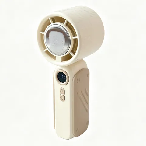 Mini Ventilatore Portatile USB Ricaricabile Ventilatore Da Tavolo Con Display Digitale Raffreddamento A Semiconduttore Per Esterno Ufficio