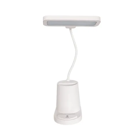 Lampada da Tavolo LED Creativa con Portapenne Dormitorio Studentesco Multifunzionale Luce Notturna Tattile Dimmable