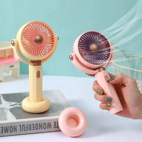 Ventilatore Portatile Mini USB Ricaricabile 5 Velocità Ventilatore Da Tavolo Personale Piccolo Ventilatore Di Raffreddamento Elettrico Per Ufficio Esterno Casa