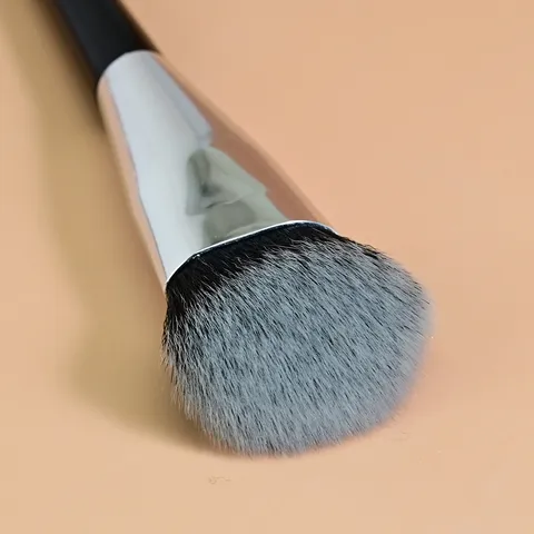 Professioneller Schräger Foundation-Pinsel Multifunktionaler Holzgriff Rouge Puder Kontur Highlight Pinsel Weiches Haar Make-up Pinsel