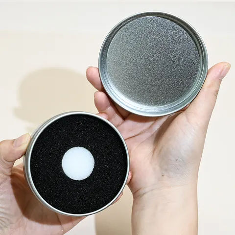 Portable Makeup Brush Cleaner Box Metal Tin With Sponge Quick Dry Cleaning Sponge Eye Shadow Brush Cleaner For Travel Women Makeup Tools