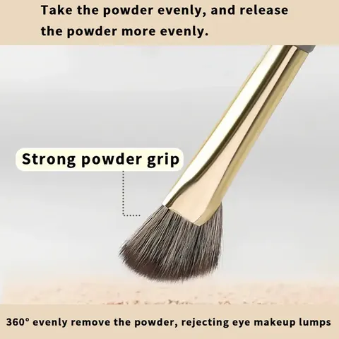 Professional Gilded Eye Makeup Brush Collection With Synthetic Fiber Bristles Eyeshadow Blending Eyeliner Beauty Tool Kit