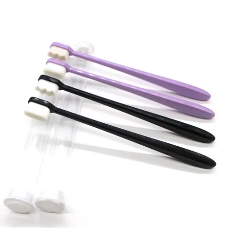 Portable 10000 Bristles Soft Toothbrush With Travel Case For Sensitive Gums Pregnant Women Adult Manual Oral Care Toothbrush