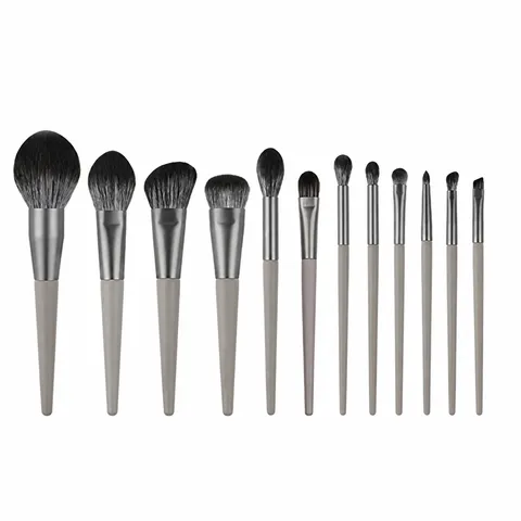 Professionele Marmerpatroon Make-up Borstel Set Inkttextuur Conische Handgreep Cosmetische Hulpmiddelen Zachte Eekhoornhaar Borstels Voor Vrouwen