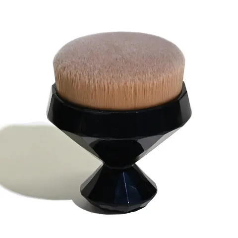 Professional Diamond Foundation Brush Seamless Flat Top Makeup Brush With Synthetic Fiber For Liquid Cream Powder Face Cosmetics
