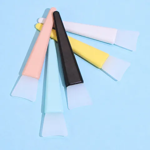 Silicone Face Mask Brush Soft Head Facial Mud Applicator DIY Skincare Tools For Beauty Salon And Home Use Daily Applicator