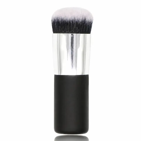 Round Head Chubby Foundation Brush Soft Dense Synthetic Fiber Makeup Brush For BB Cream Loose Powder Beauty Tools