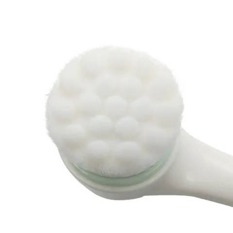 Brosse Nettoyante Visage Double Face Manuelle en Silicone Avec Soies Souples Outil de Nettoyage en Profondeur des Pores pour Femme Homme