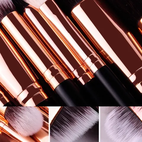 Professional Multi Functional Wool Eye Makeup Brush Set Wood Handle Aluminum Tube Portable Eyeshadow Blending Crease Eyeliner Brushes