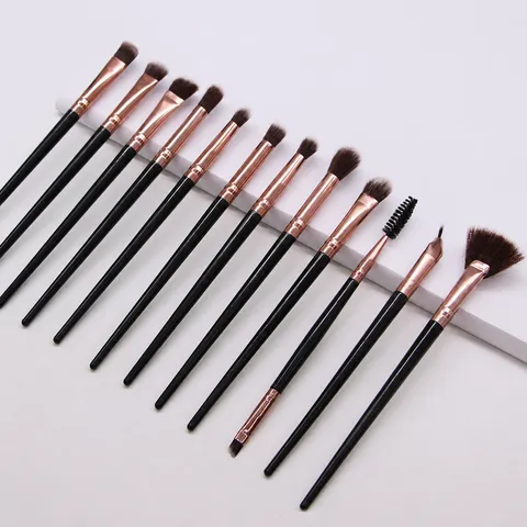 Professional Makeup Brush Set Eye Shadow Brush Portable Nylon Hair Plastic Handle Beauty Tools For Women Daily Travel